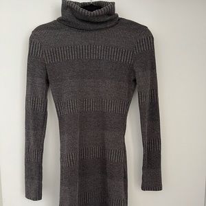 gray long sleeve dress medium hot miami styles